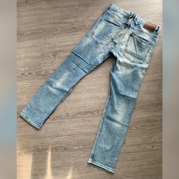 H&M Light Denim Blue Tapered Jeans for Boys - Picture 2 of 10